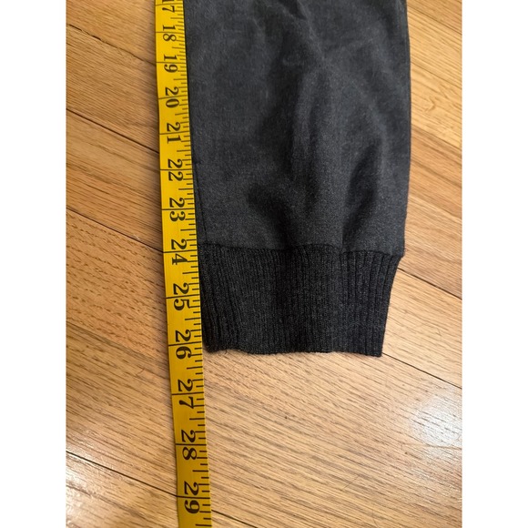 J.Crew Womens Wool Blend Jogger Pants Charcoal Gray Heather Size 4 Drawstring - Picture 9 of 9